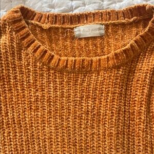 Altar'd State Orange Knit Sweater